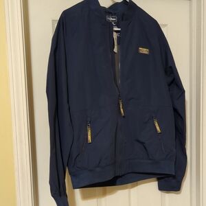 L.L. Bean Men's Dark Blue Windbreaker